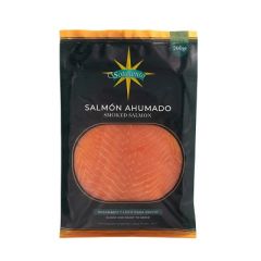 SALMON SOTAVENTO AHUMADO Y REBANADO BANDEJA DE 200G