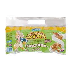 CEREAL CHOCO SAFARI MAIZORITOS LONCHERA 6UN X 25G