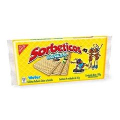 GALLETAS SORBETICOS DE VAINILLA 4 PAQUETES DE 25G