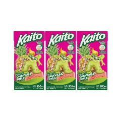 JUGO DE GUAYABA PIÑA KAITO UHT 3 PACK X 200ML