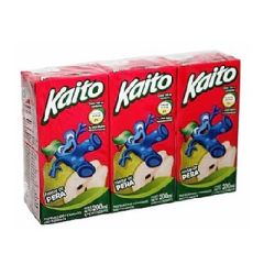 JUGO DE MANZANA KAITO UHT 3 PACK X 200ML