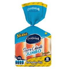 PAN CRUSTISSIMO PARA PERROS CALIENTES JUMBO 500G
