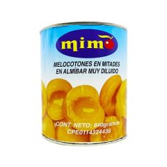 MELOCOTONES MIMO EN ALMIBAR LATA DE 840G