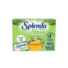 ENDULZANTE SPLENDA CON STEVIA 40 SOBRES