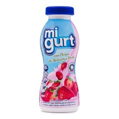 YOGUR LIQUIDO MIGURT CON PULPA DE FRESA 250G