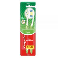CEPILLO DENTAL COLGATE TWISTER FRESH MEDIANO X 2UN
