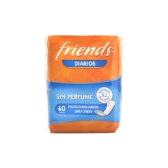 PROTECTORES DIARIOS FRIENDS SIN PERFUME X 40UN