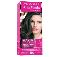 TINTE ALFAPARF KIT DE 150G RUBIO OSCURO CENIZO 6.1