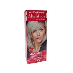 TINTE ALFAPARF KIT DE 150G RUBIO CLARO CENIZA 9.1