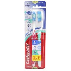 CEPILLO DENTAL COLGATE TRIPLE ACCION MEDIO 2UN