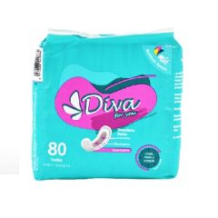PROTECTORES DIARIOS DIVA MULTILAYER 80UN