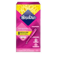 TAMPONES NOSOTRAS CON APLICADOR REGULAR 8UN