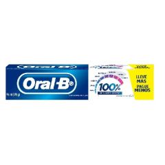 CREMA DENT ORAL B 100% MENTA REFRES 95ML