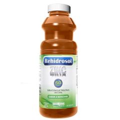 REHIDROSOL ZINC 60 MEQ DE MANZANA 600ML