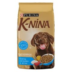 ALIMENTO PARA PERROS CACHORROS PURINA KNINA SABOR CARNE Y CEREAL