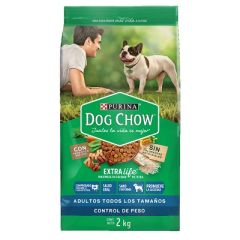 ALIMENTO PARA PERROS PURINA DOG CHOW CONTROL DE PESO 2KG